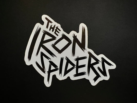 The Iron Spiders Scraggly Logo Sticker