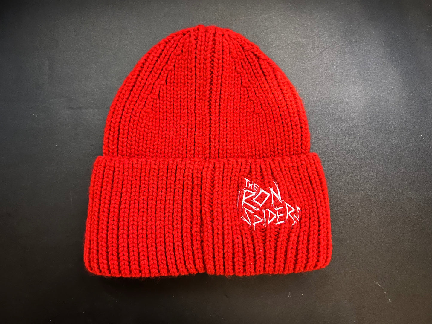 The Iron Spiders Scraggly Logo Beanie
